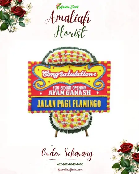 Sewa Papan Bunga Djoglo Poedja Koesoema Tangerang